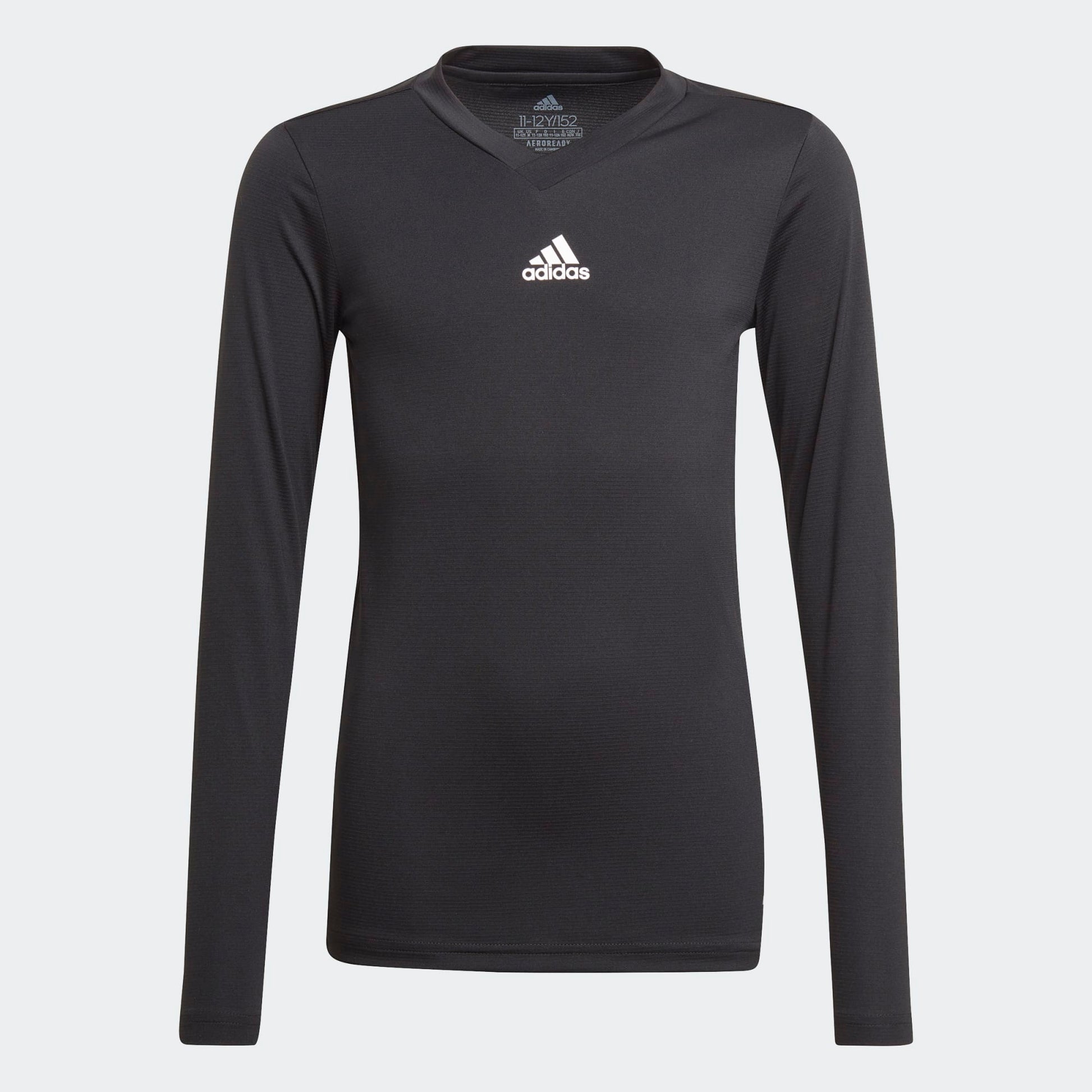 adidas Youth Team Base Tee Black White