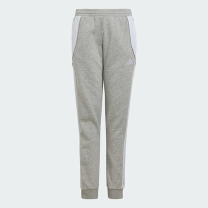 adidas Youth Tiro 24 Sweat Pants Medium Grey Heather/White (Front)