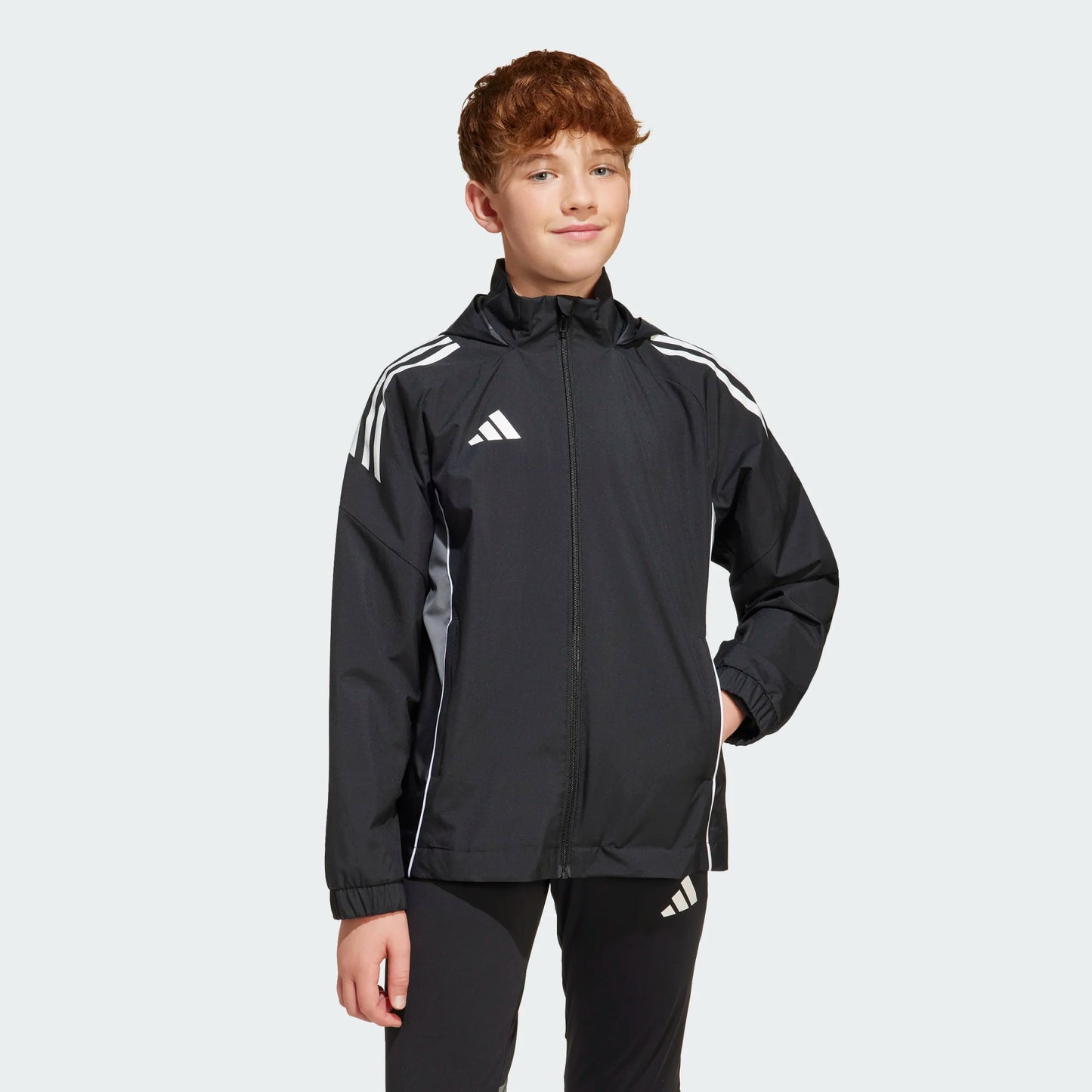 adidas Youth Tiro 25 Competition All-Weather Jacket (Model - Front)