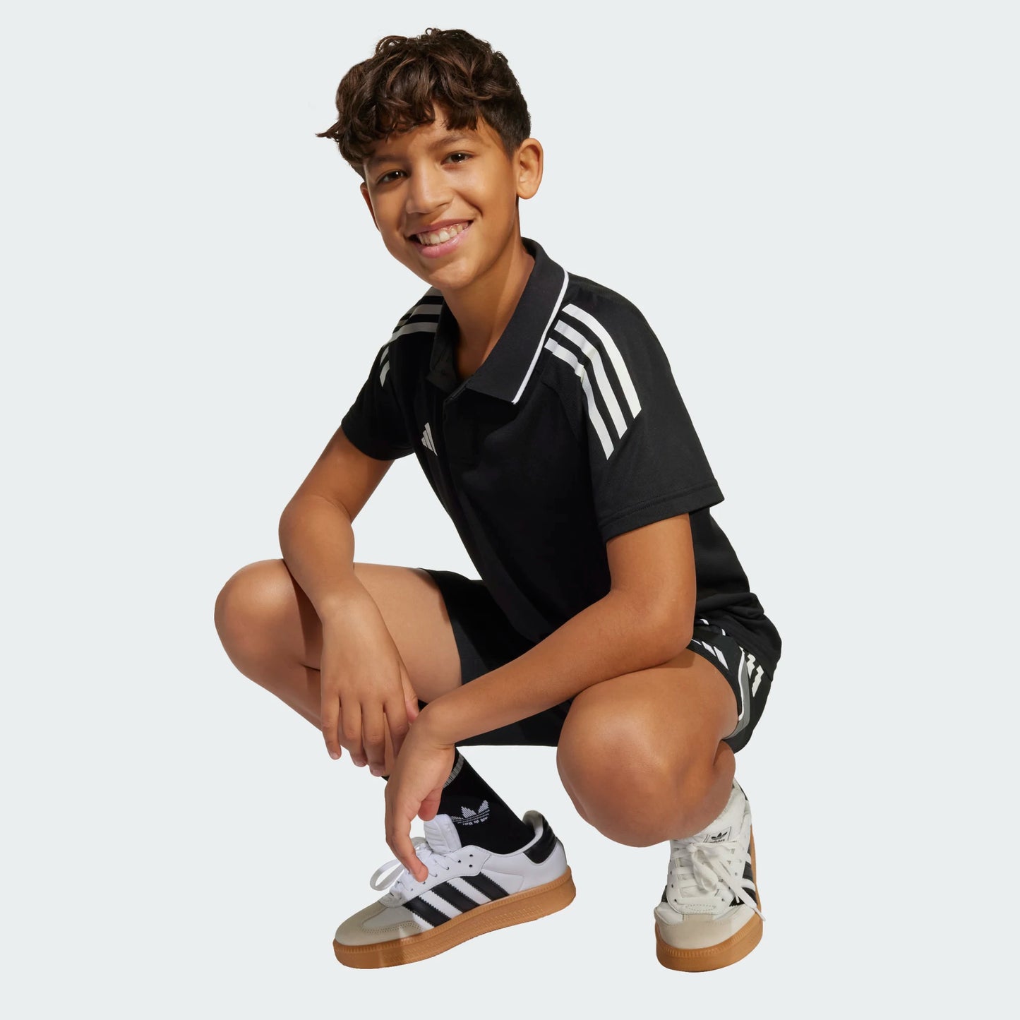 adidas Youth Tiro 25 Competition Polo (Model - Side)