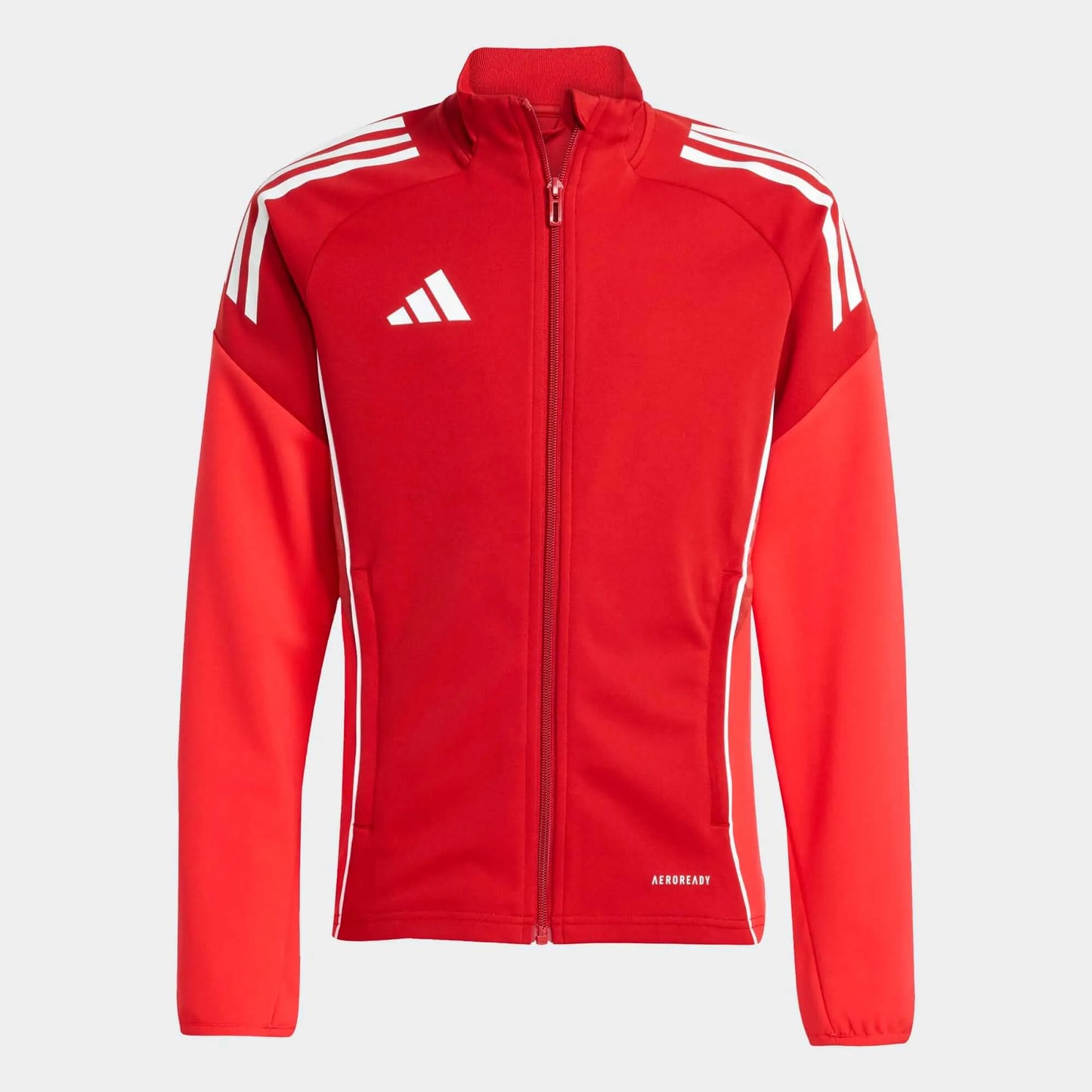 adidas Youth Tiro 25 Competition Training Jacket Team Power Red 2/Pure Ruby (Front)