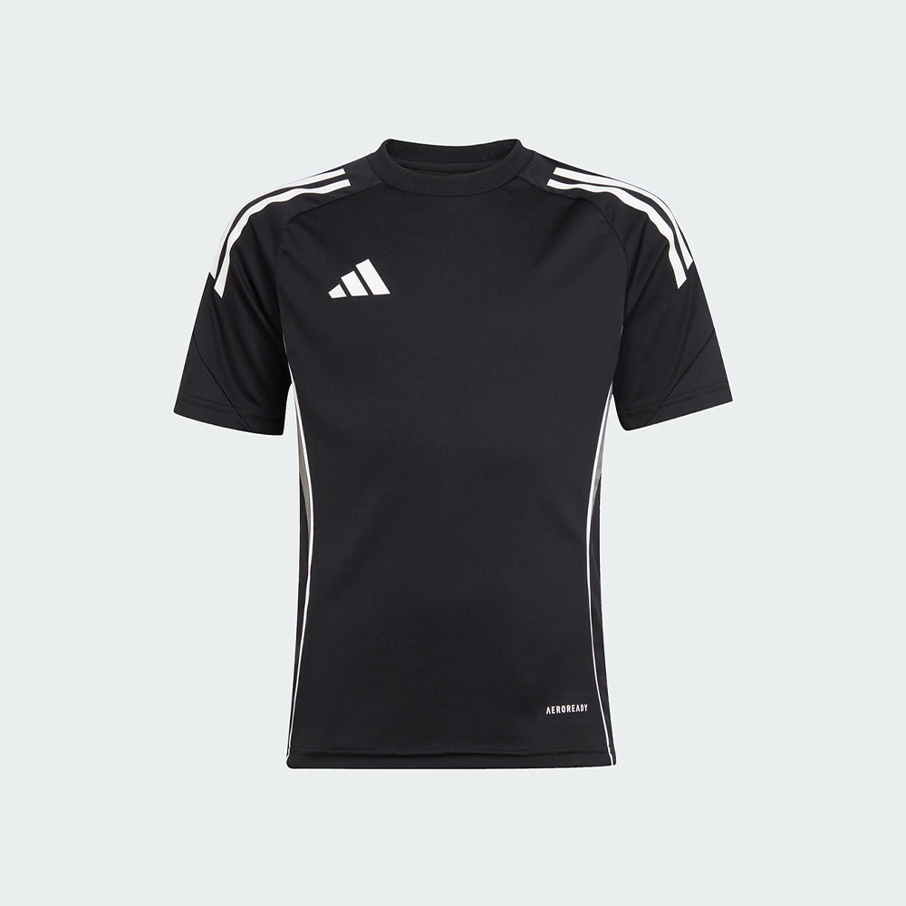 adidas Youth Tiro 25 Competition Training Jersey Black/Team Grey Four (Front)