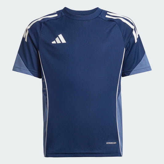 adidas Youth Tiro 25 Competition Training Jersey Team Navy Blue 2/Crew Blue (Front)