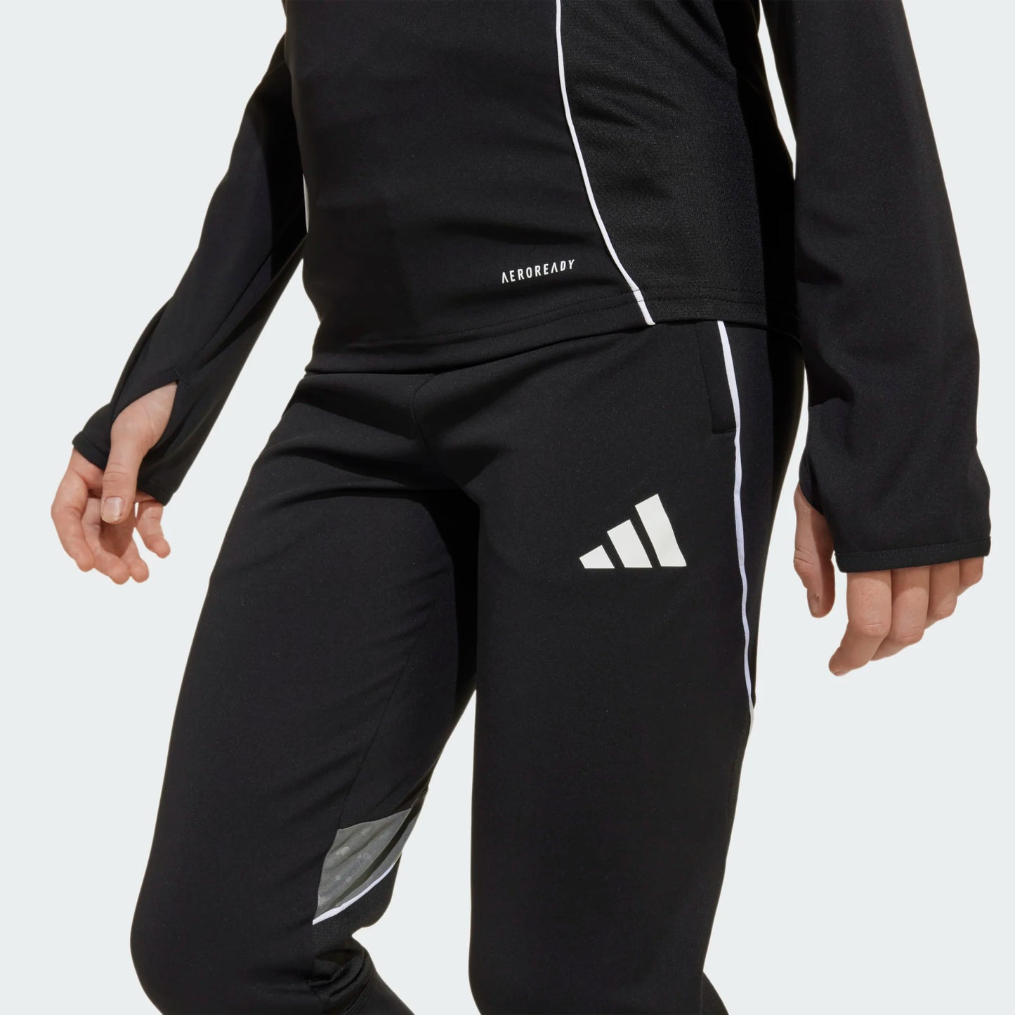 adidas Youth Tiro 25 Competition Training Pant Black/Team Grey Four (Detail 1)