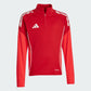 adidas Youth Tiro 25 Competition Training Top Team Power Red 2/Pure Ruby (Front)