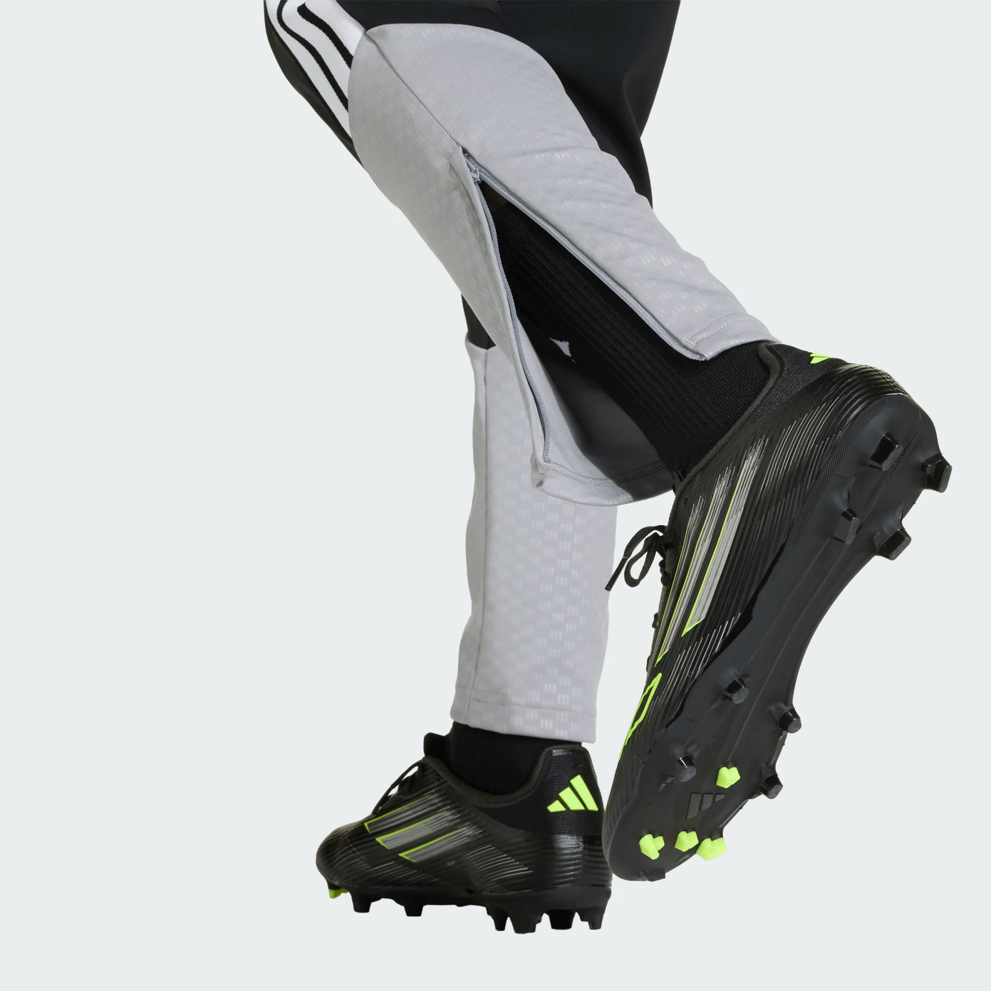 adidas Youth Tiro 26 Competition Training Pant Black Ltonix White cuff