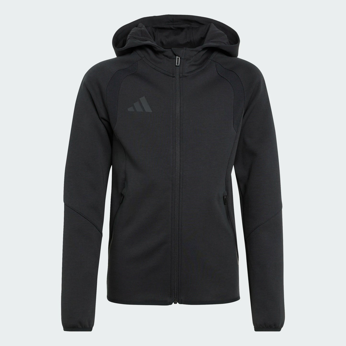 adidas Youth Tiro Travel Sweat Hoodie Black front