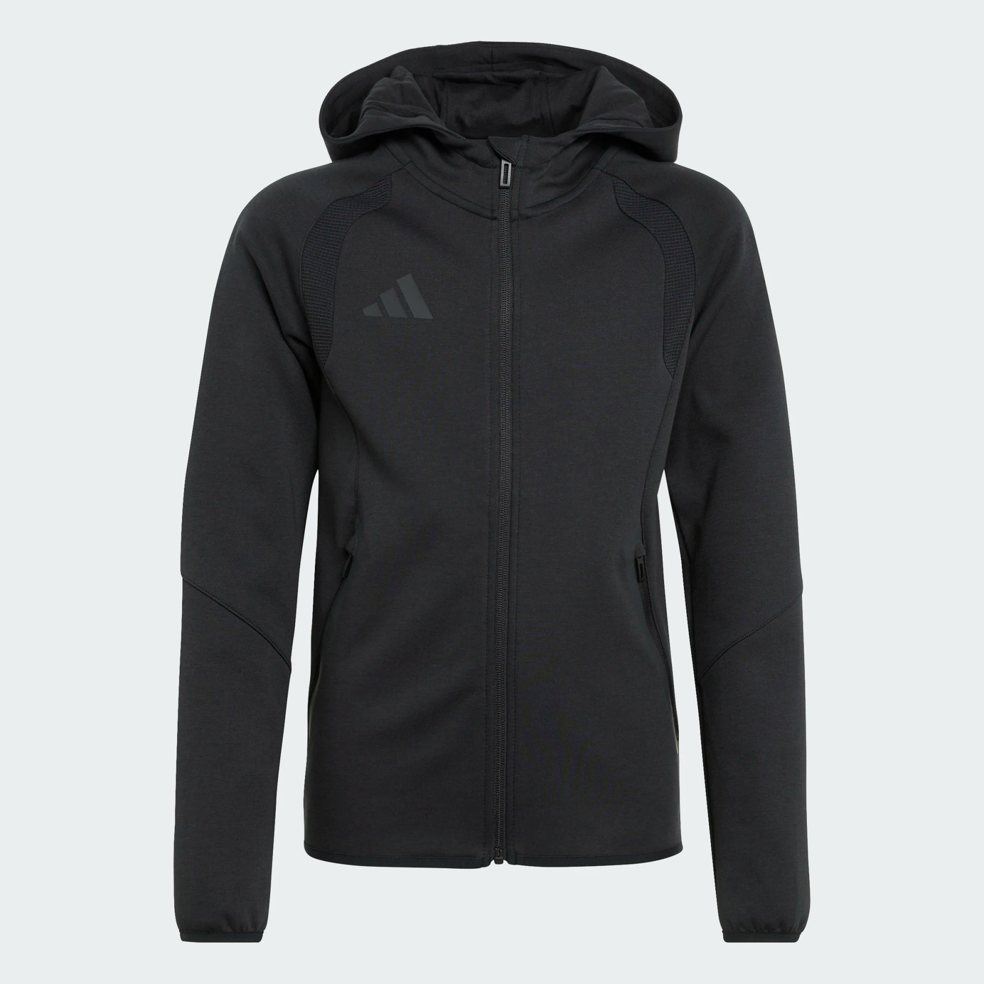 adidas Youth Tiro Travel Sweat Hoodie Black front