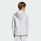 adidas Youth Tiro Travel Sweat Hoodie Team Light Grey back