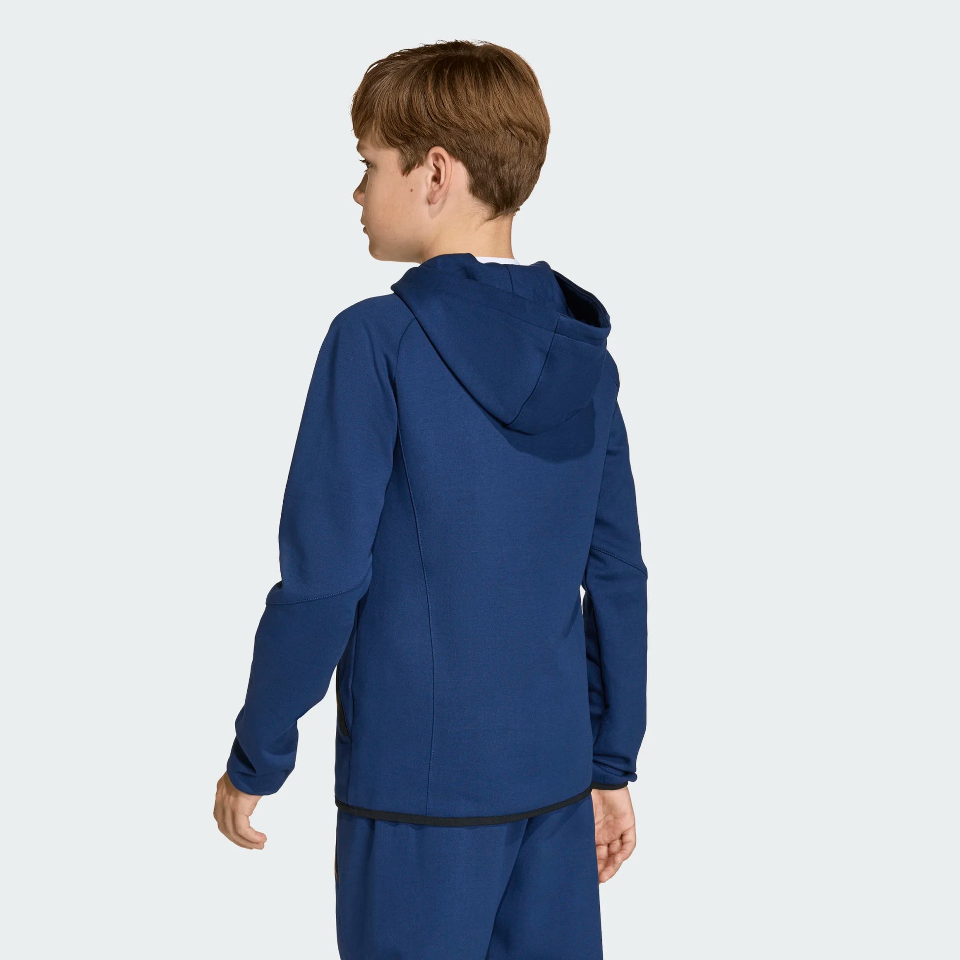 adidas Youth Tiro Travel Sweat Hoodie Team Navy Blue back