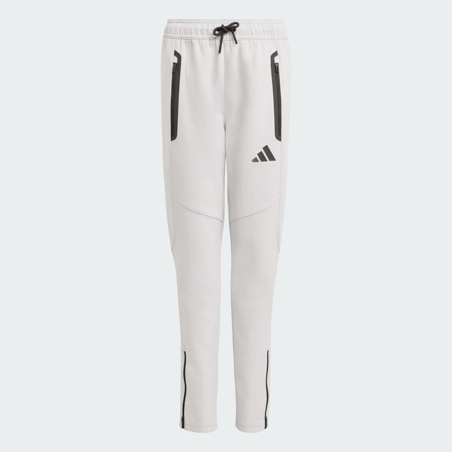 adidas Youth Tiro Travel Sweat Pants Team Light Grey front
