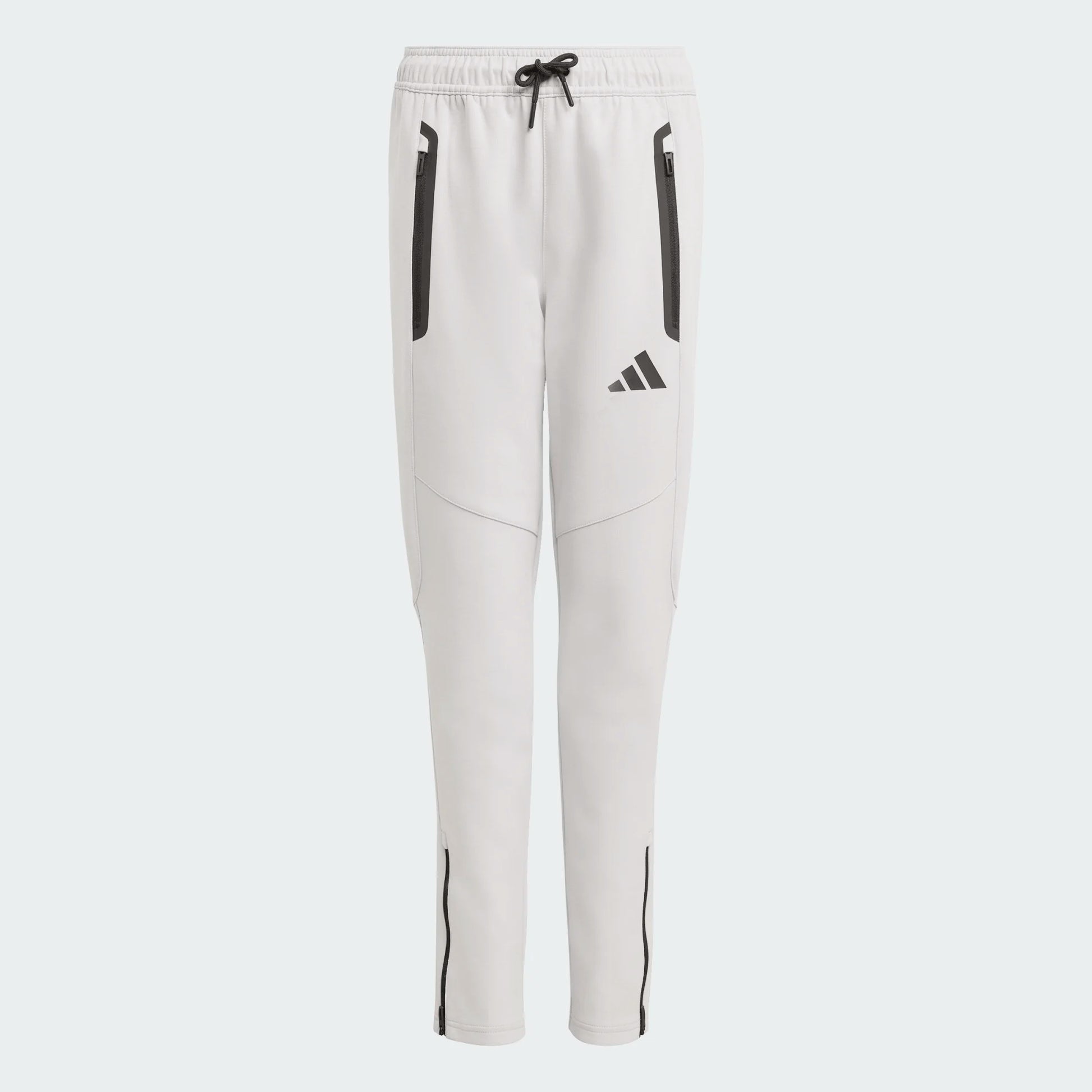adidas Youth Tiro Travel Sweat Pants Team Light Grey front