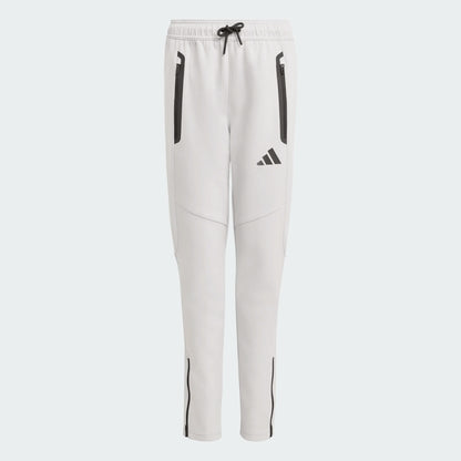 adidas Youth Tiro Travel Sweat Pants Team Light Grey front