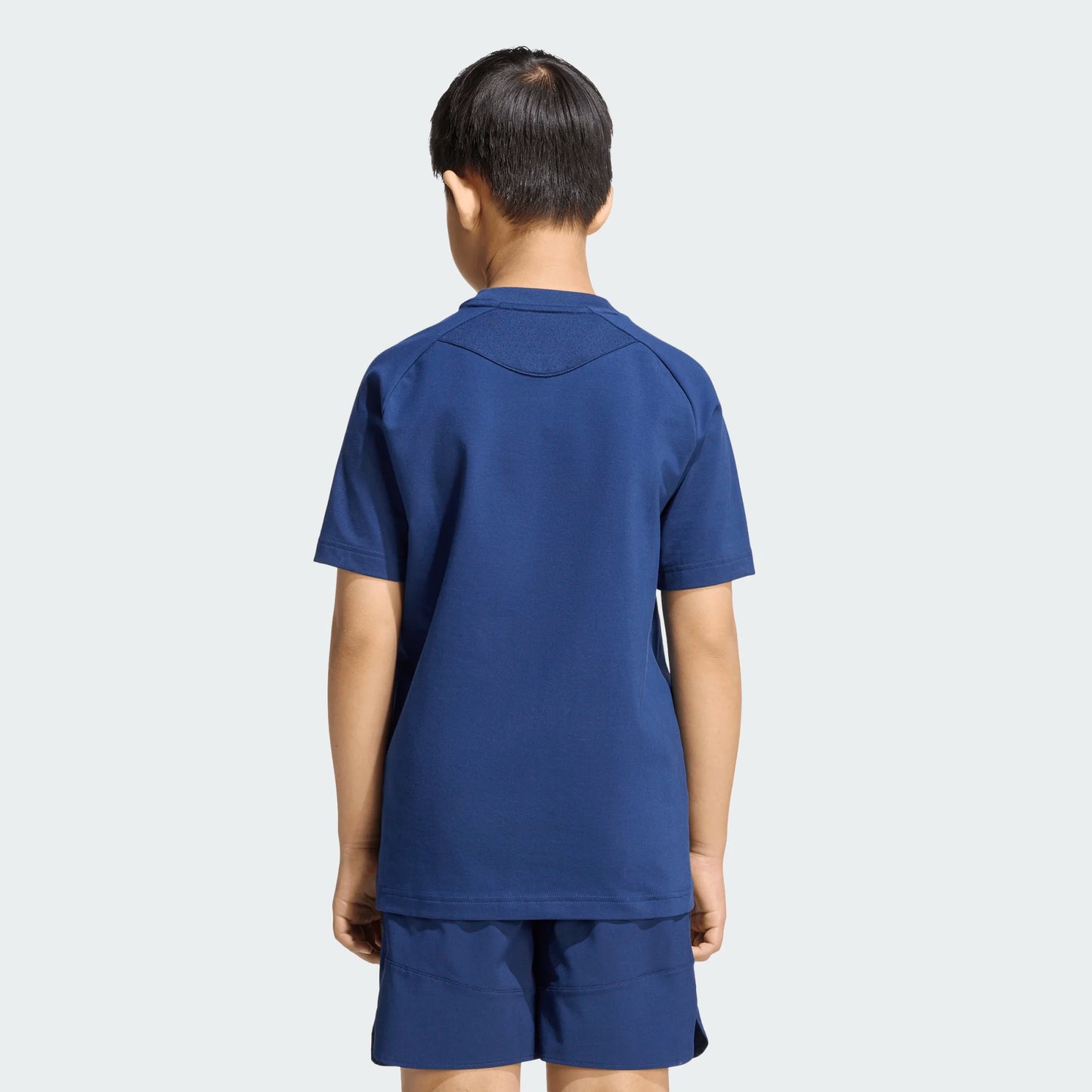 adidas Youth Tiro Travel Tee Team Navy Blue back