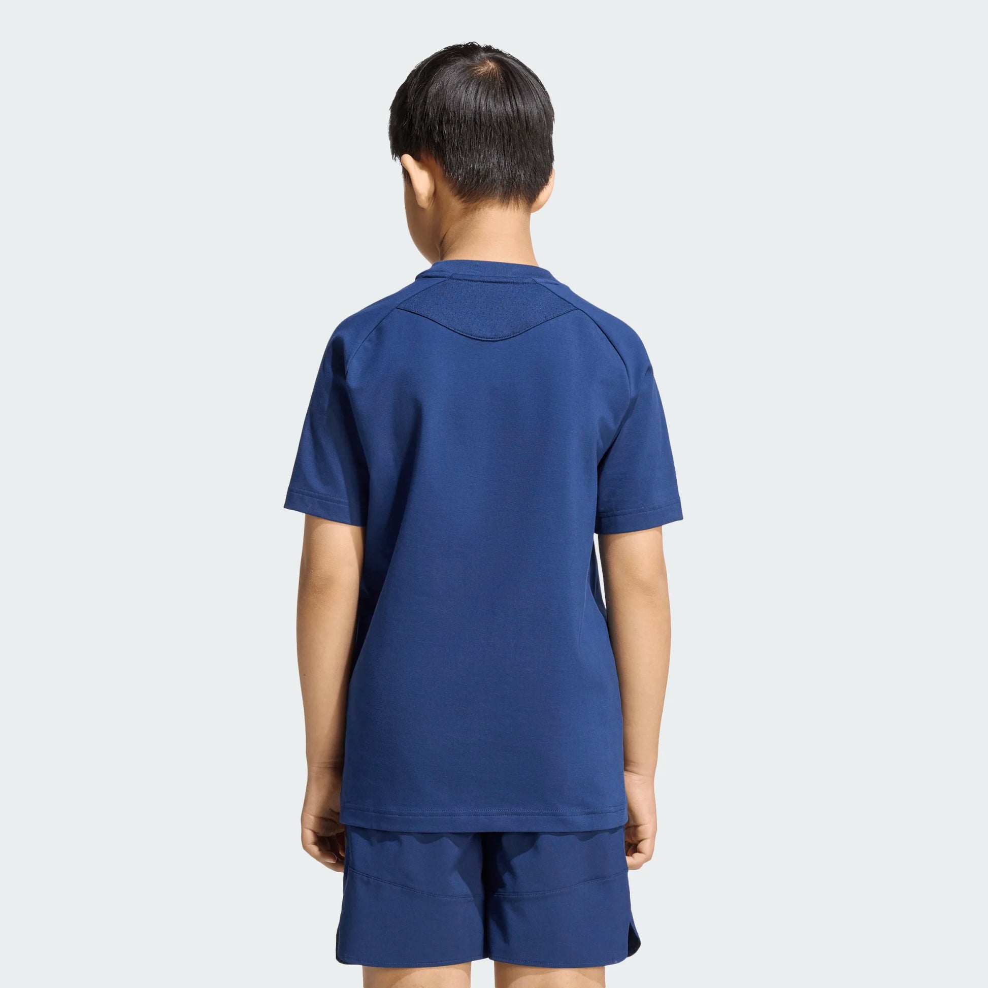 adidas Youth Tiro Travel Tee Team Navy Blue back