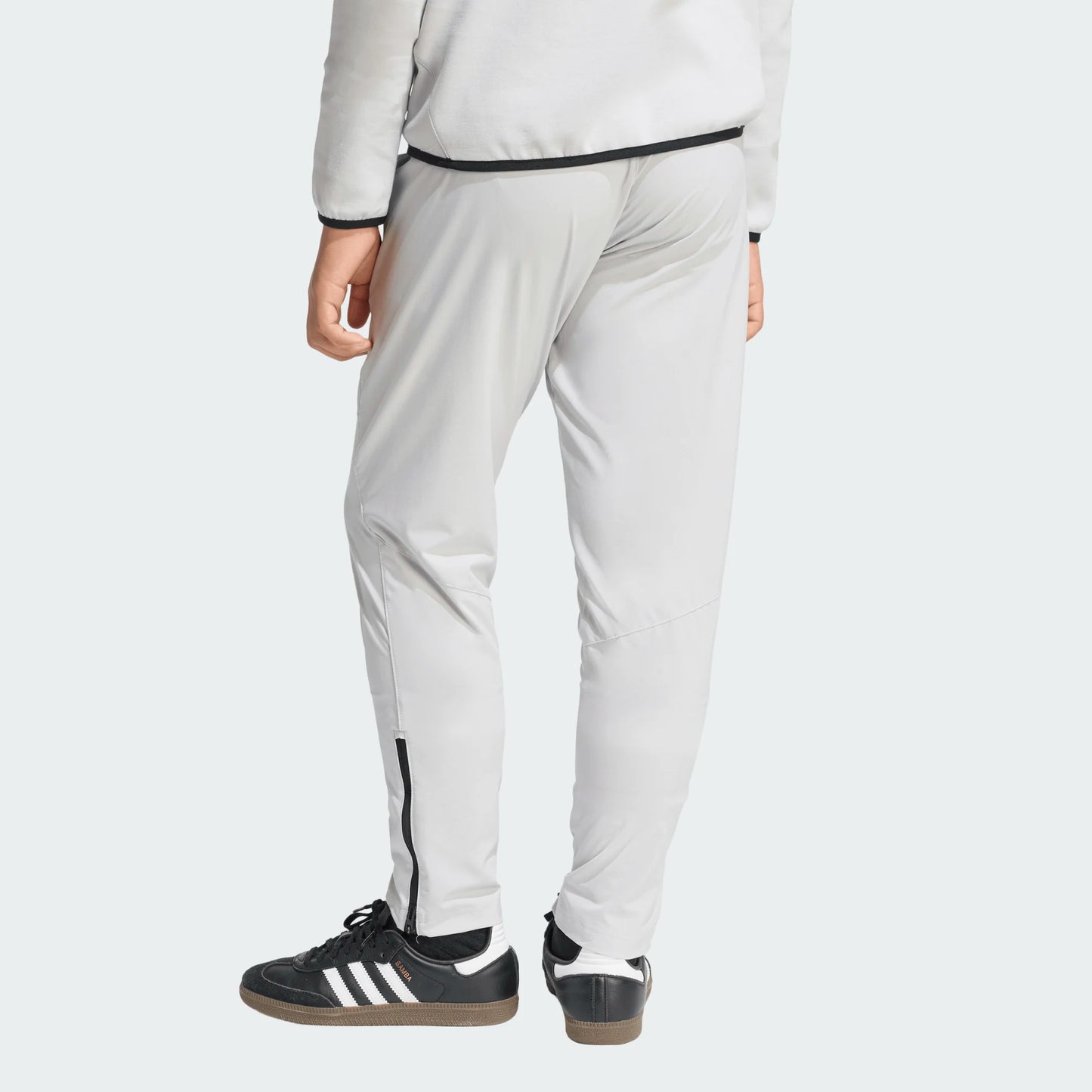 adidas Youth Tiro Travel Woven Pants Team Light Grey back