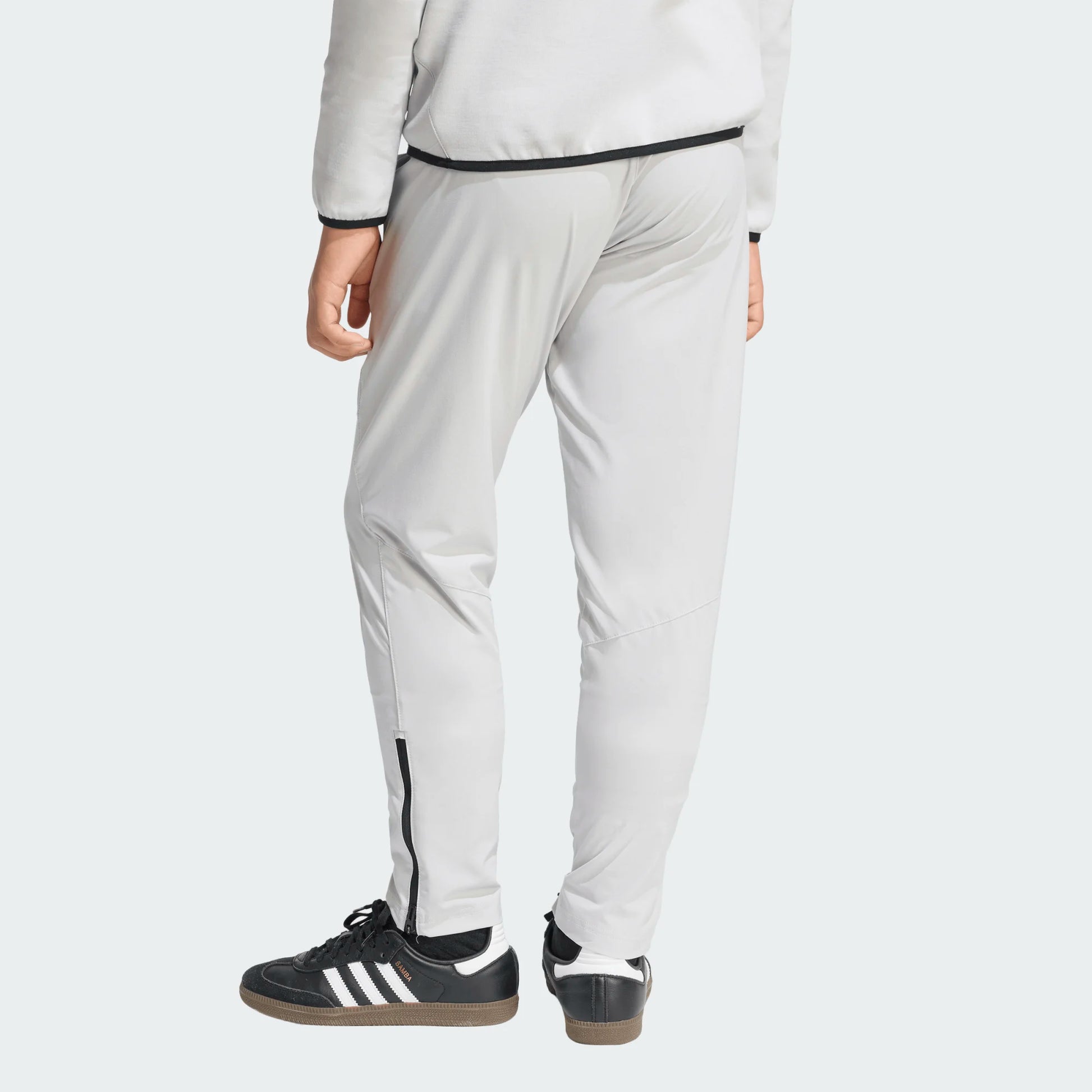 adidas Youth Tiro Travel Woven Pants Team Light Grey back