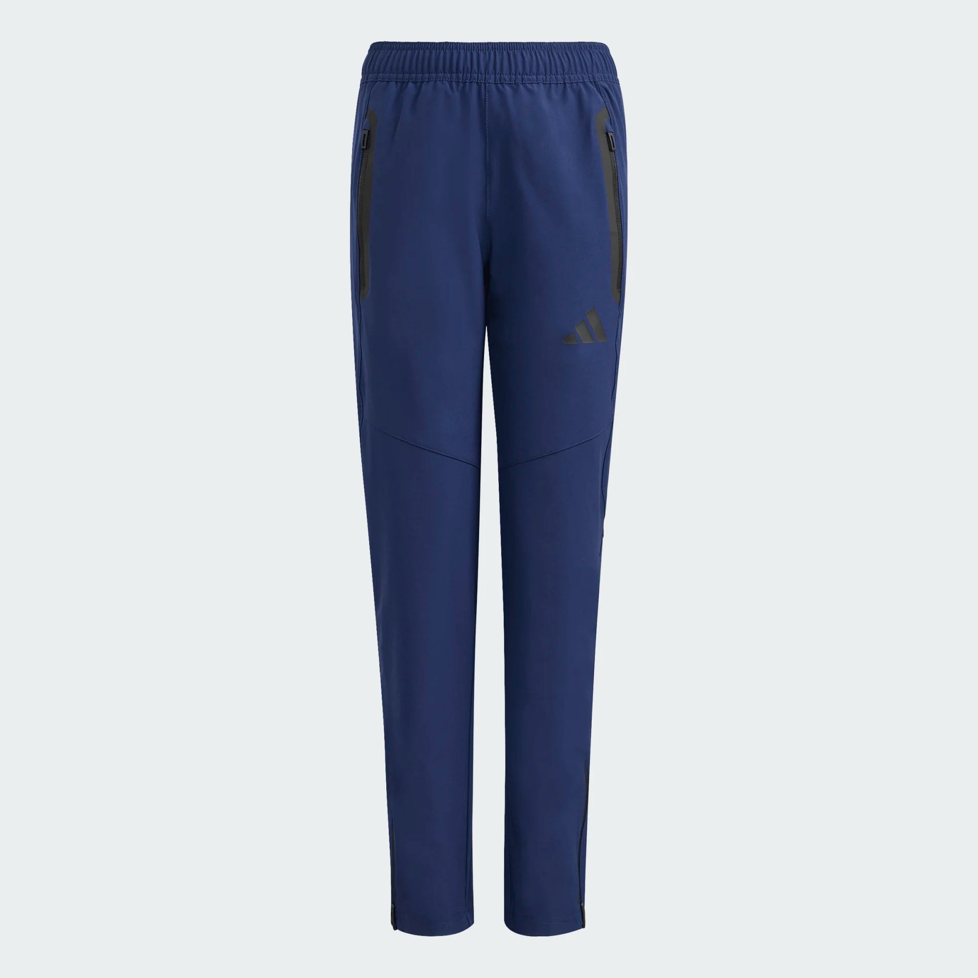 adidas Youth Tiro Travel Woven Pants Team Navy Blue front
