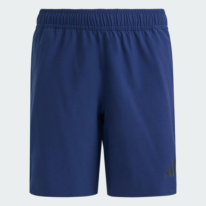 adidas Youth Tiro Travel Woven Shorts Team Navy Blue front