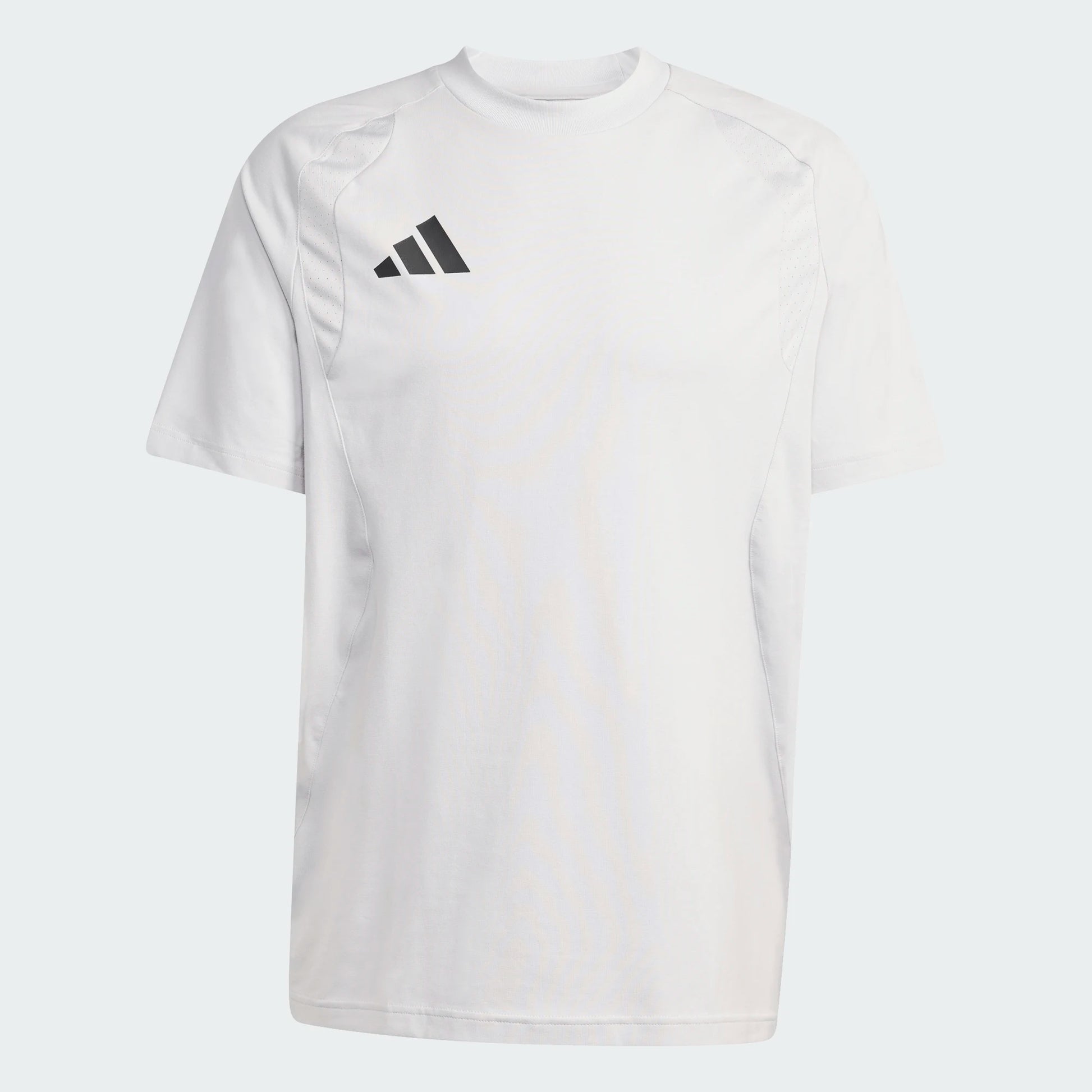 adidas Men's Tiro Travel Tee Team Light Grey front