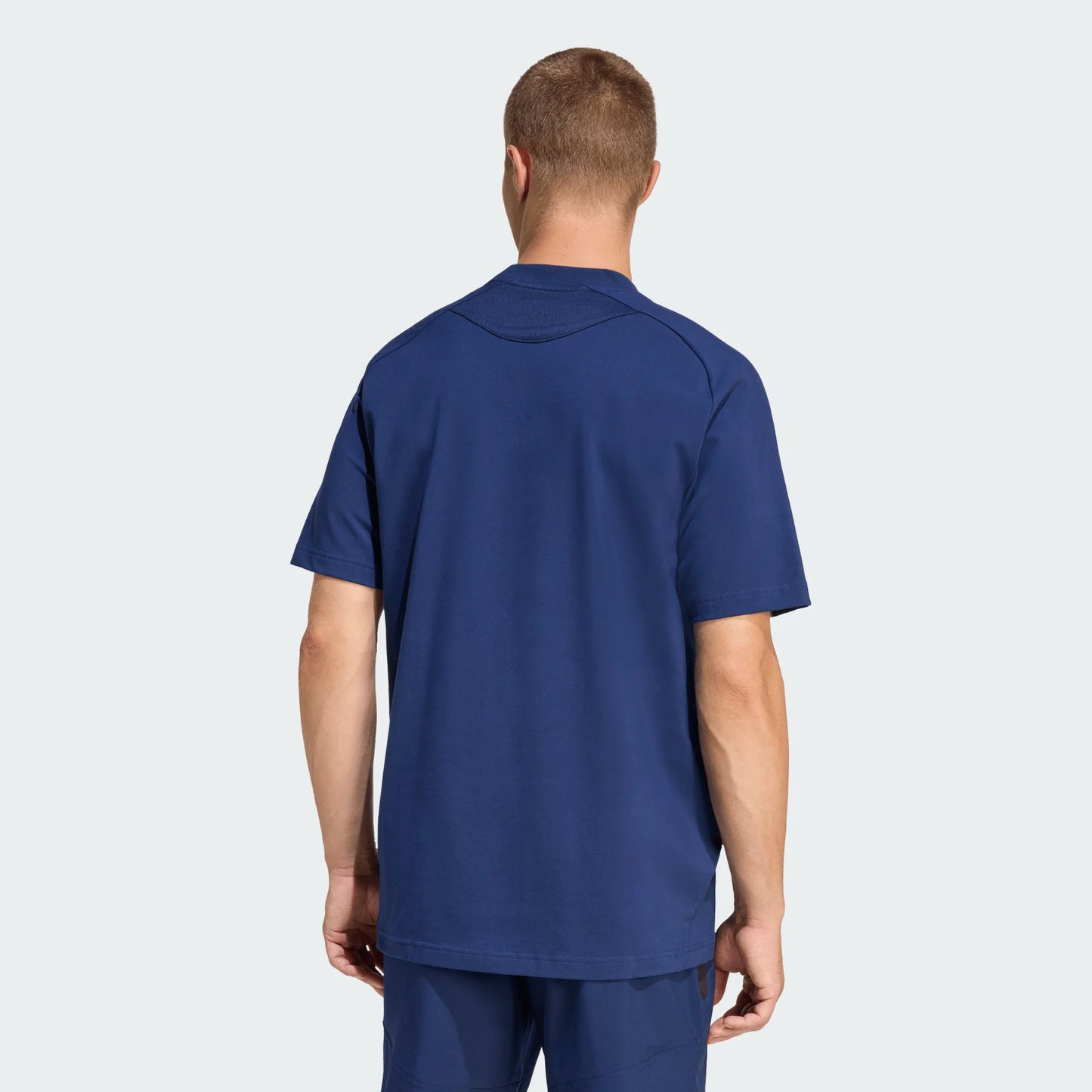 adidas Men's Tiro Travel Tee Team Navy Blue back