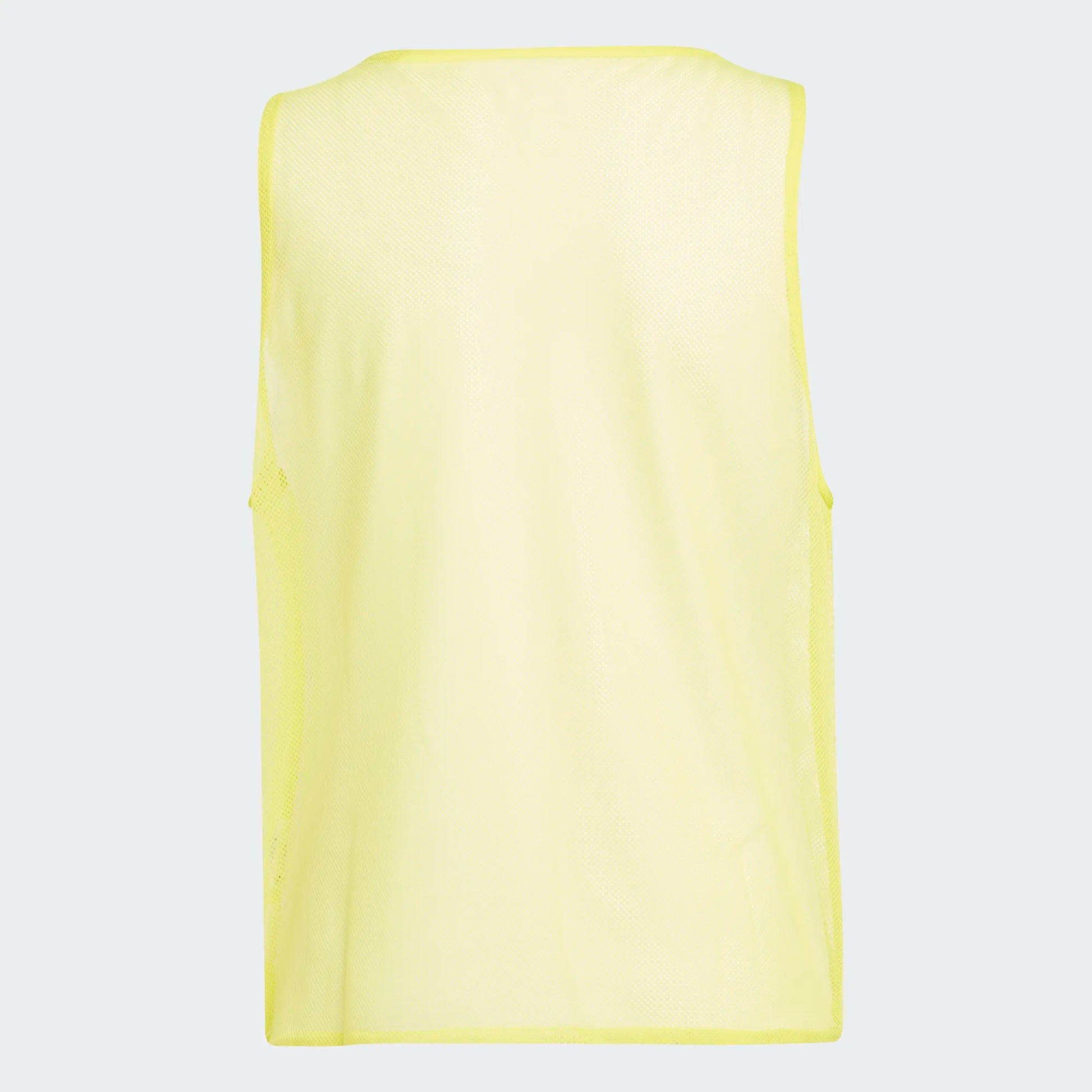 adidas Youth Training Bib Shock Yellow back