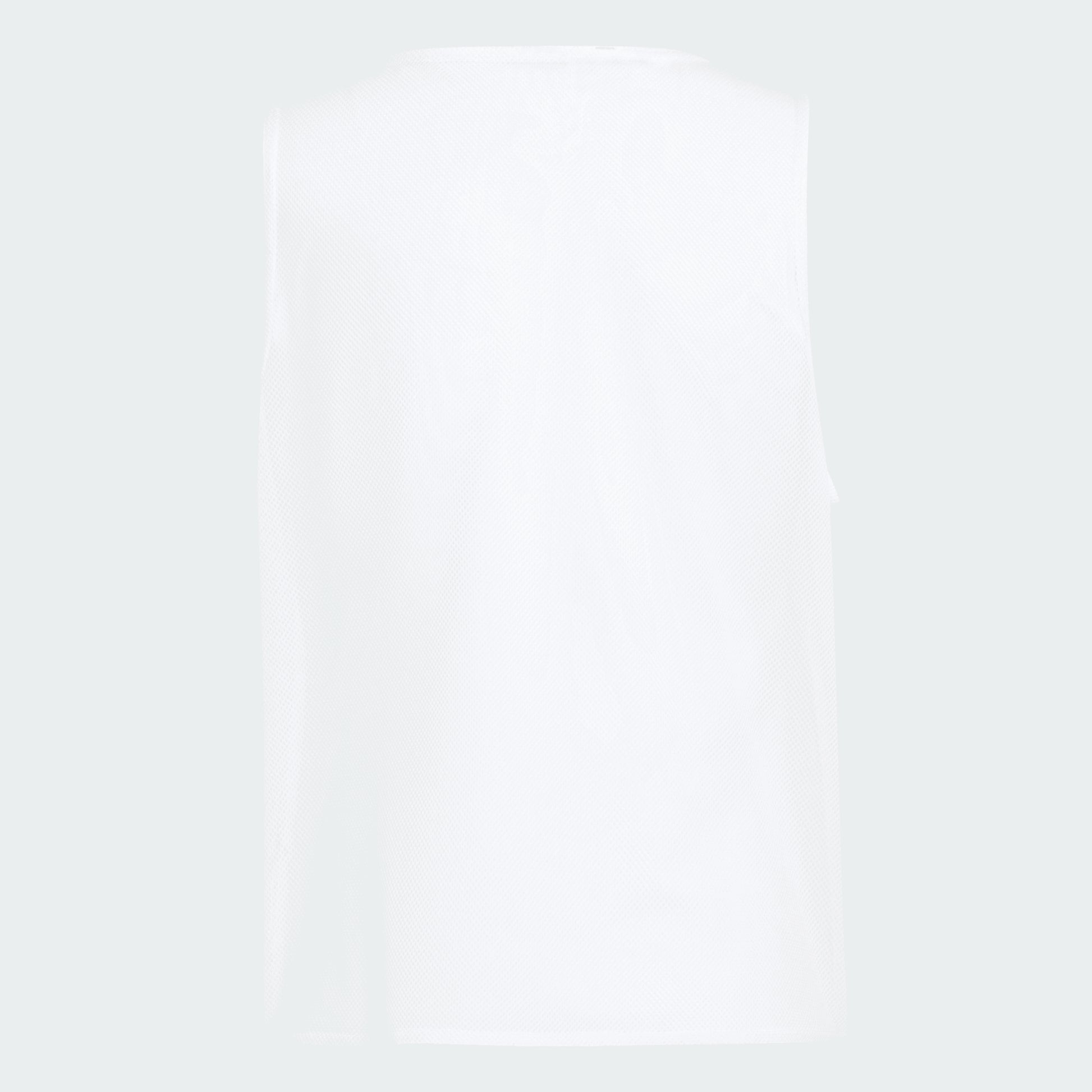 adidas Youth Training Bib White Black back