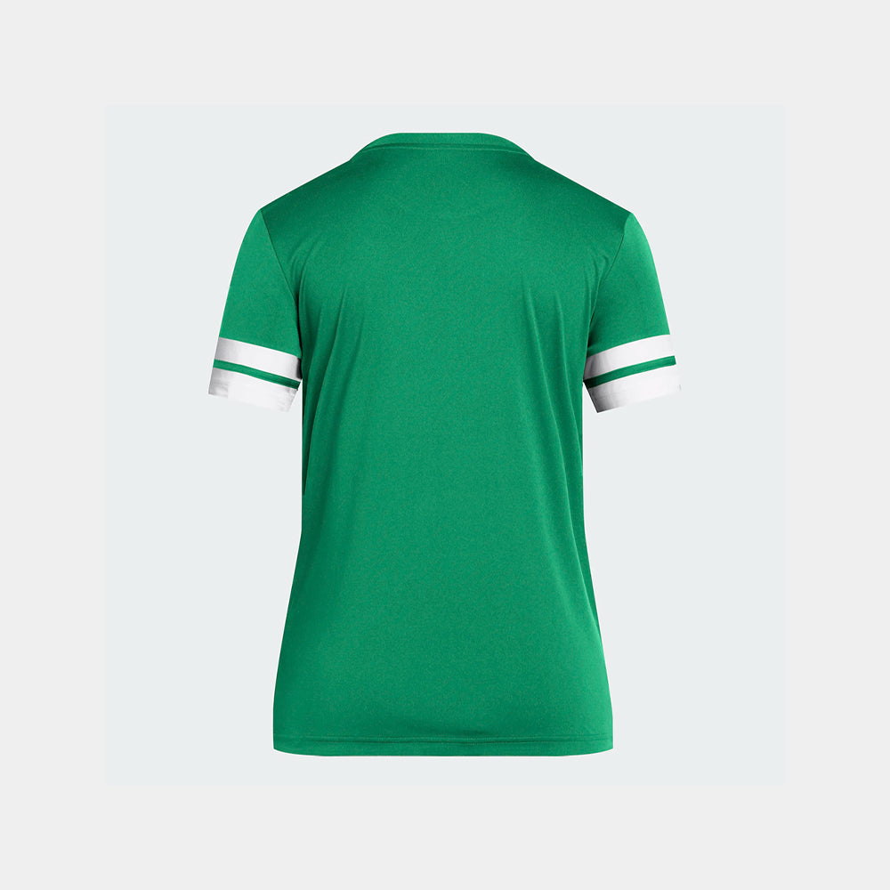 adidas Women's Squadra 25 Jersey Short Sleeve Team Green/White (Back)