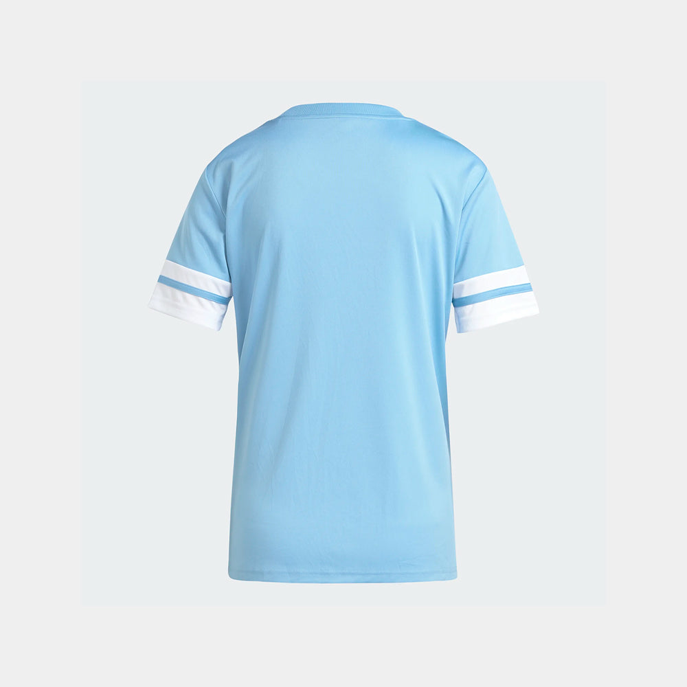 adidas Women's Squadra 25 Jersey Short Sleeve Team Light Blue/White (Back)