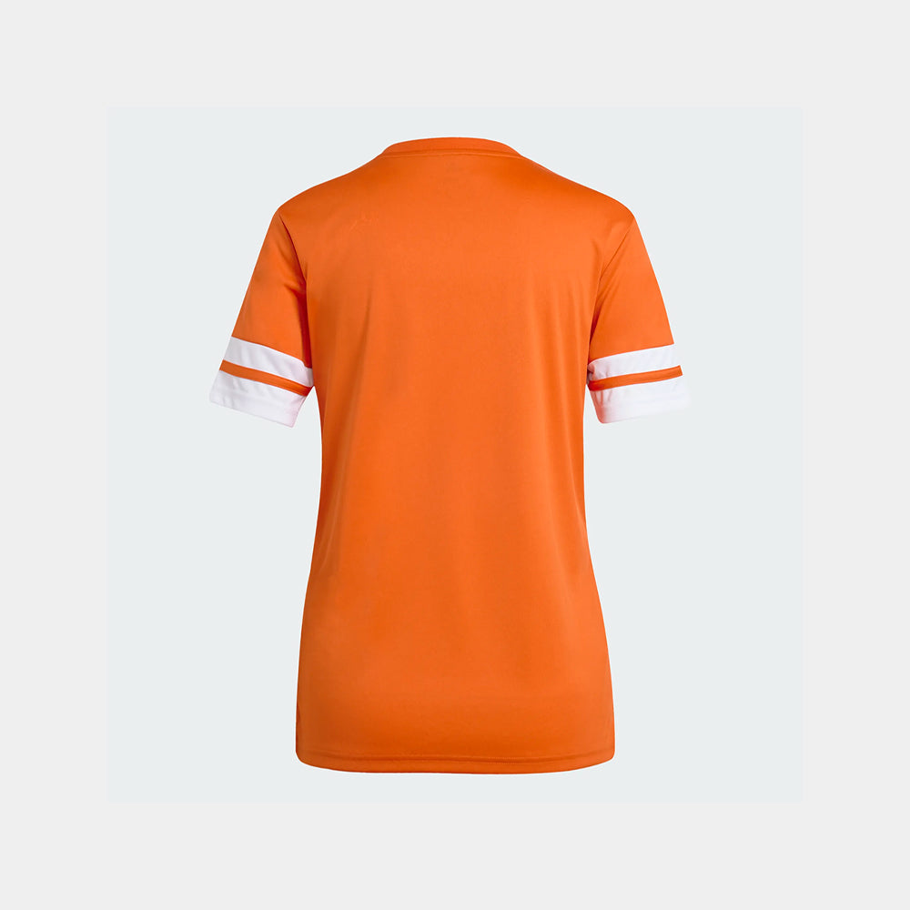 adidas Women's Squadra 25 Jersey Short Sleeve Team Orange/White (Back)
