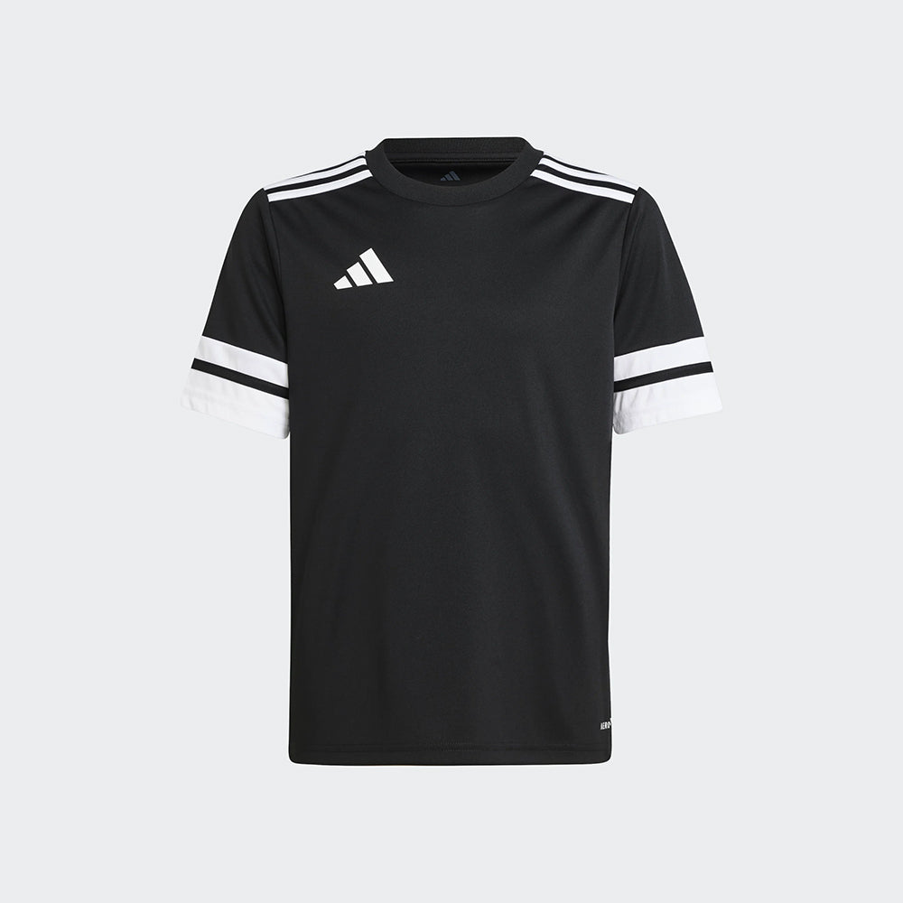 adidas Youth Squadra 25 Jersey Short Sleeve Black/White (Front)