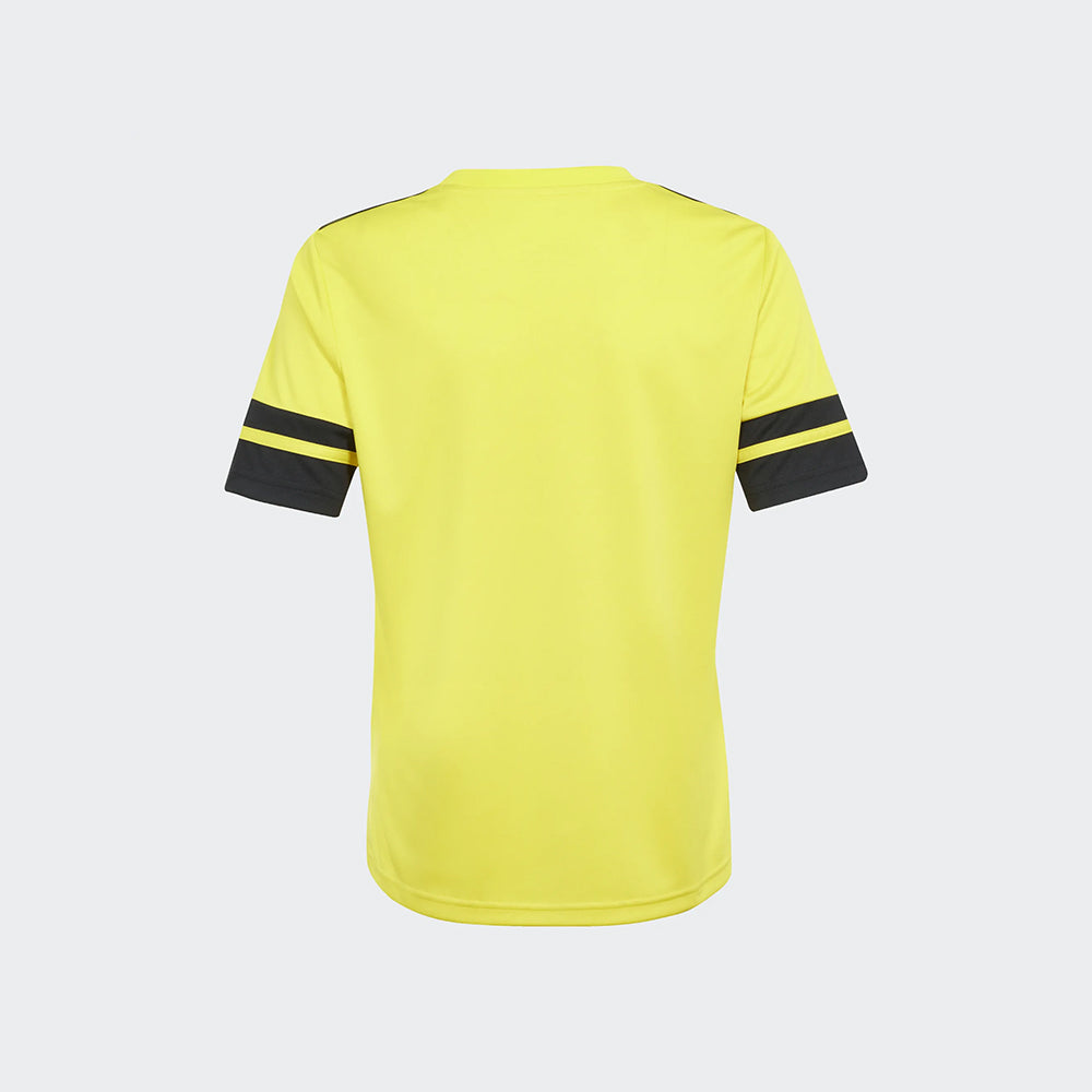 adidas Youth Squadra 25 Jersey Short Sleeve Team Yellow/Black (Back)