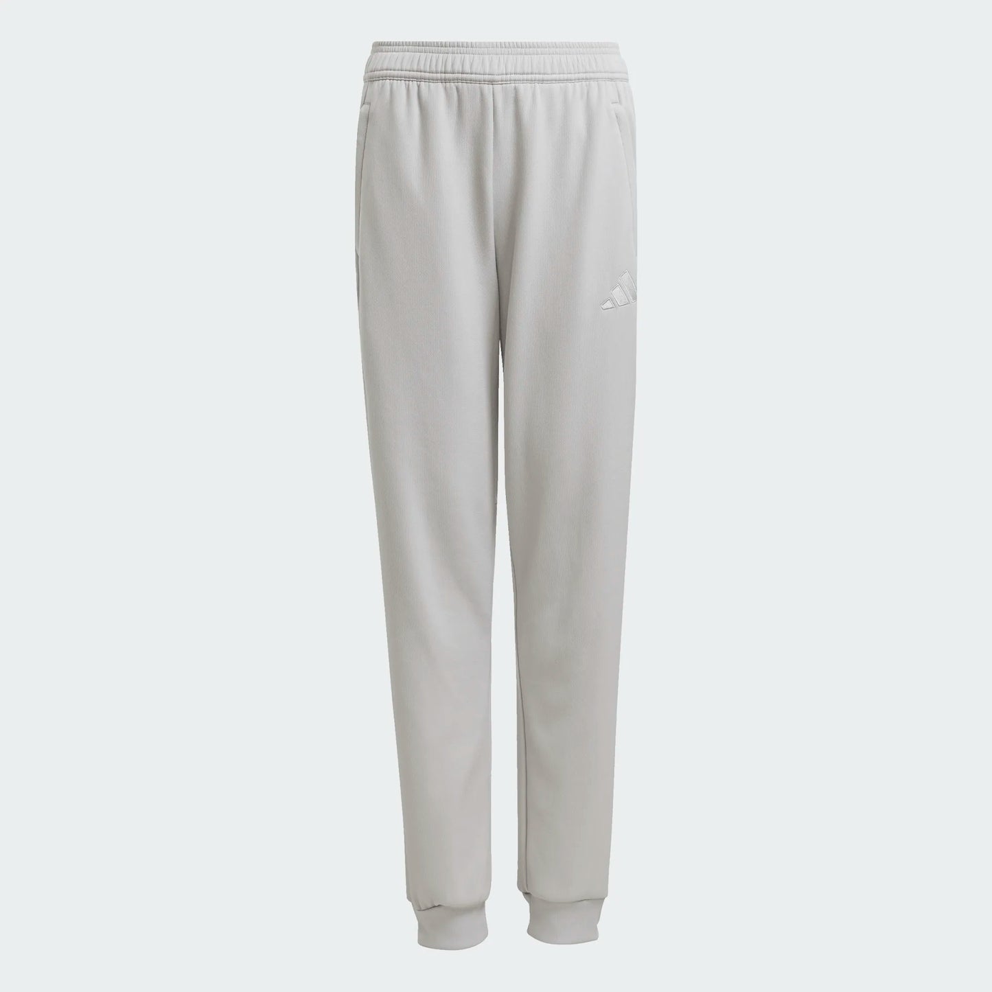 adidas Youth TIRO 25 TRAVELWEAR Pants Team Light Grey front 1