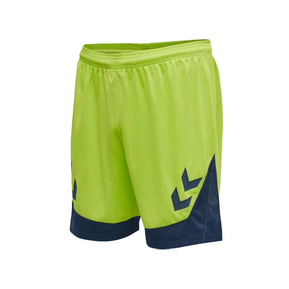 Hummel HmILEAD Poly Shorts-Lime