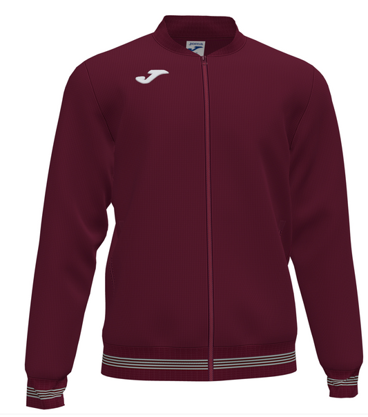 Joma Campus III Jacket-Burgundy/White