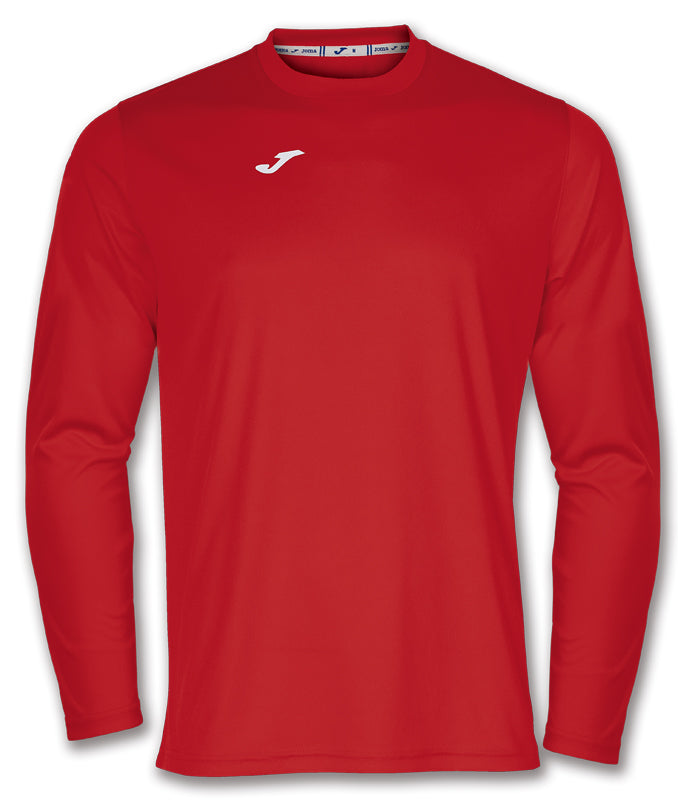 Joma Combi Long Sleeve YOUTH Jersey-Red/White