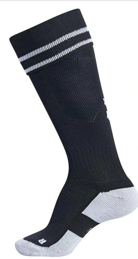 Hummel Element Soccer Socks-Black/White