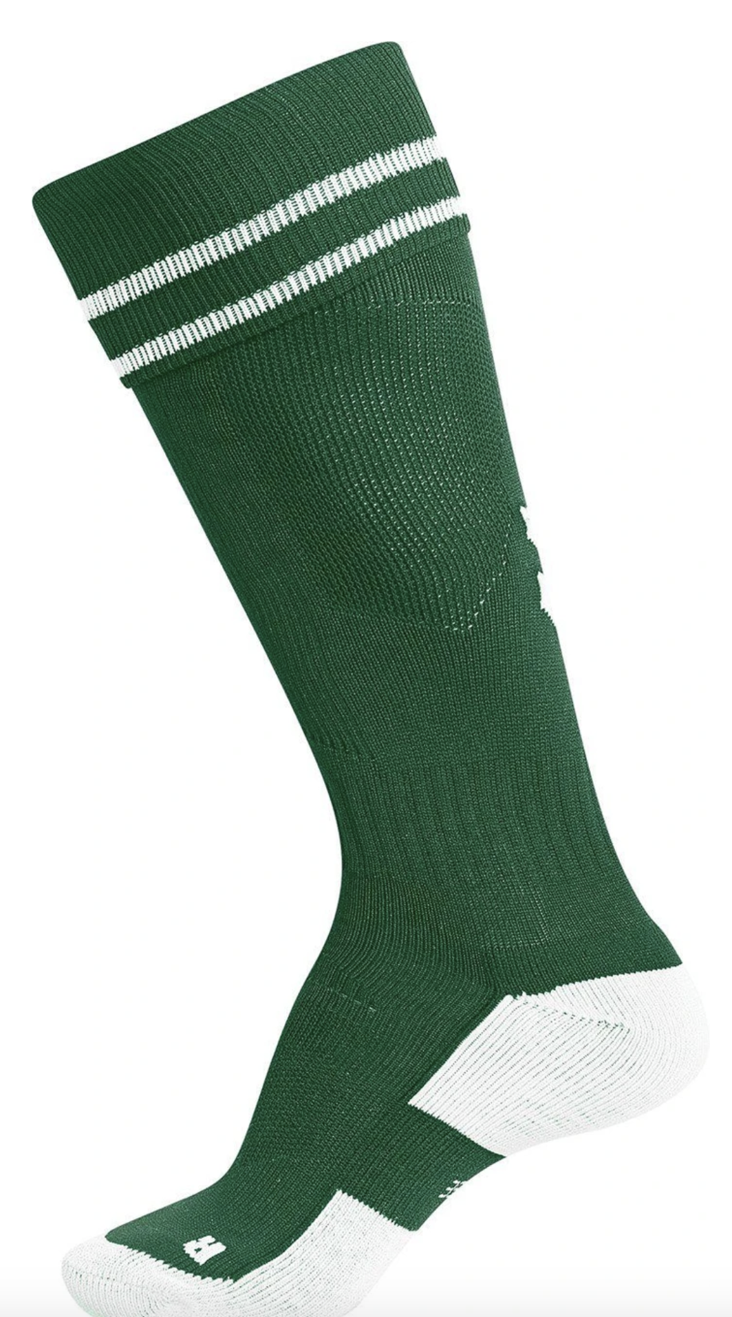 Hummel Element Soccer Socks-Forest/White
