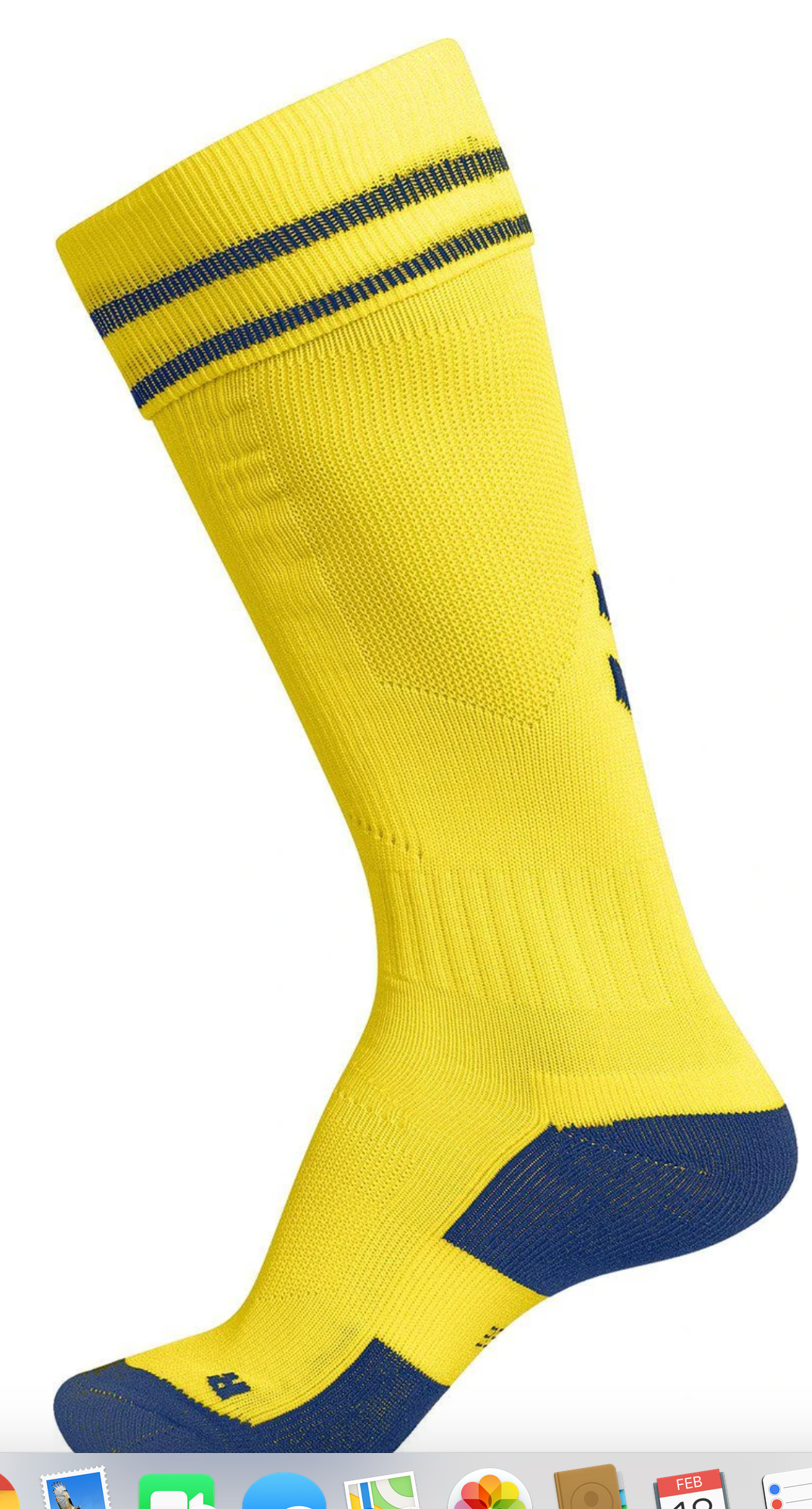 Hummel Element Soccer Socks-Royal/Yellow