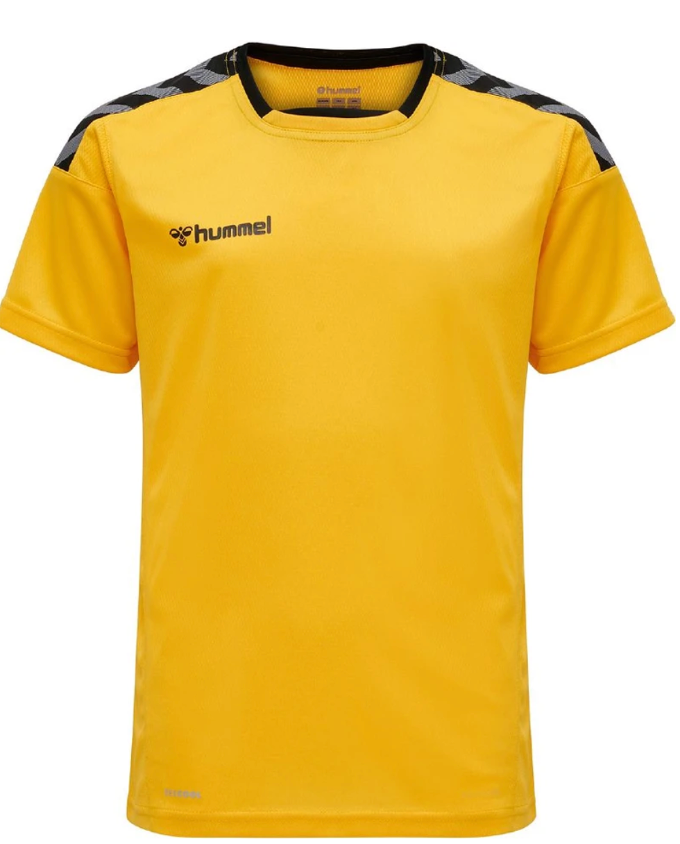 Hummel HML Authentic Poly YOUTH Jersey-Yellow/Black