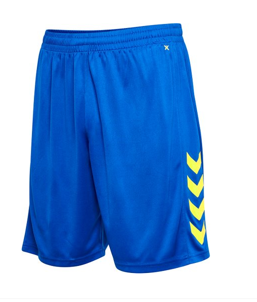 Hummel HmLcore XK Poly Shorts-Blue-Yellow