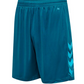 Hummel HmLcore XK Poly Shorts-Blue-Coral