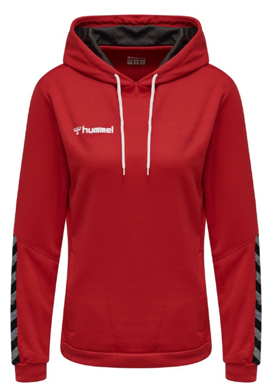 Hummel HML Authentic Poly WOMEN'S Hoodie-Red