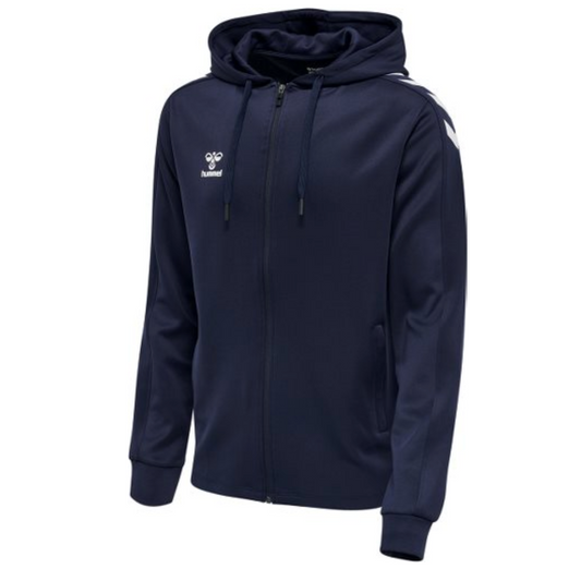 Hummel HmLcore XK Poly Zip Hoody Jacket-Navy