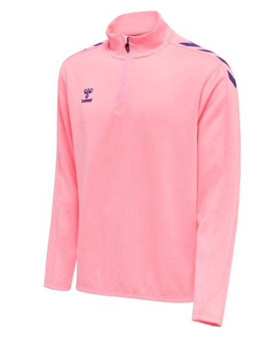 Hummel HmLcore XK Half Zip Poly Sweat Top-Pink