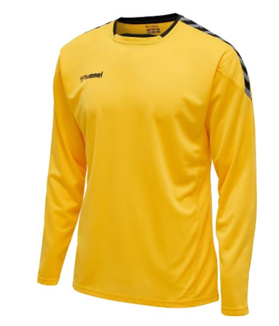 Hummel YOUTH HmlAuthentic Long Sleeve Jersey-Yellow