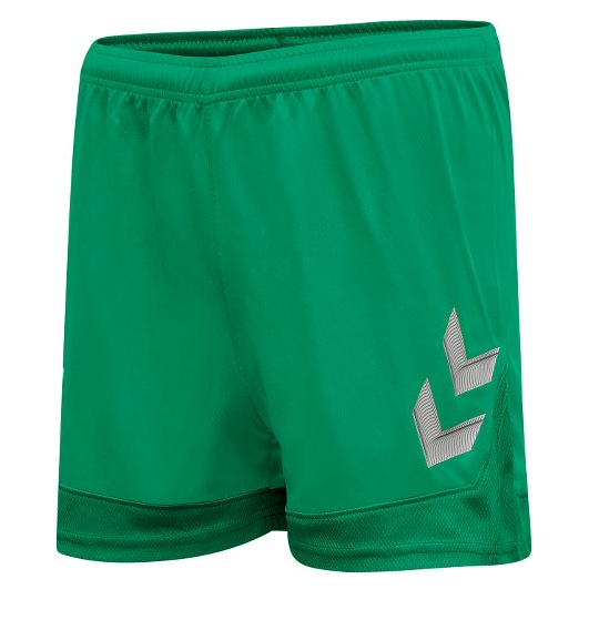 Hummel WOMEN'S hmiLEAD Poly Shorts-Green