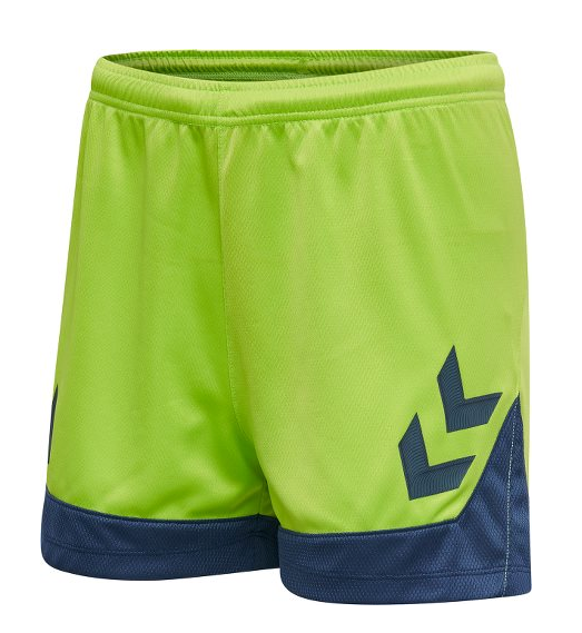 Hummel WOMEN'S hmiLEAD Poly Shorts-Lime Punch
