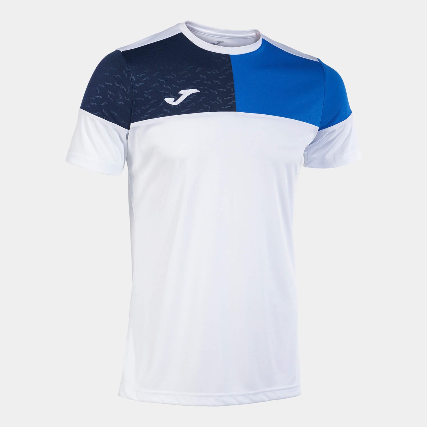 Joma Crew V Jersey White Royal (Front)