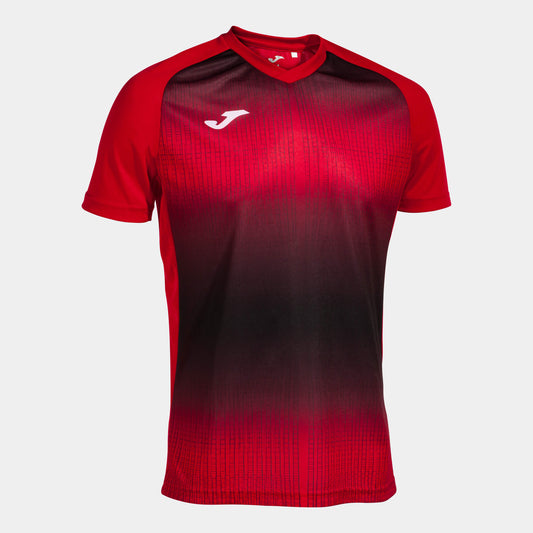 Joma YOUTH Tiger V Jersey Red-Black (Front)